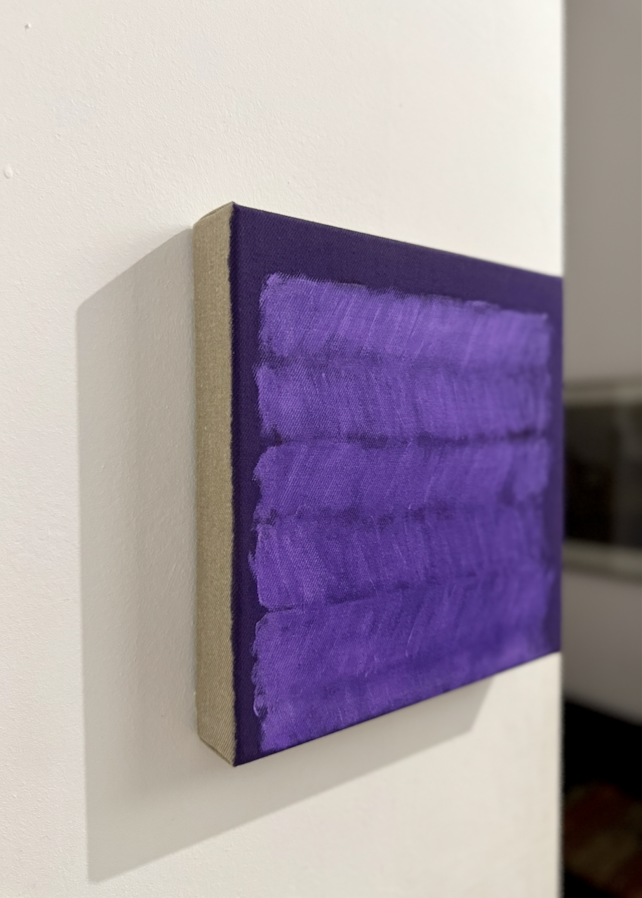 290125, 2025, 30 x 30 cm each, oil and acrylic on canvas