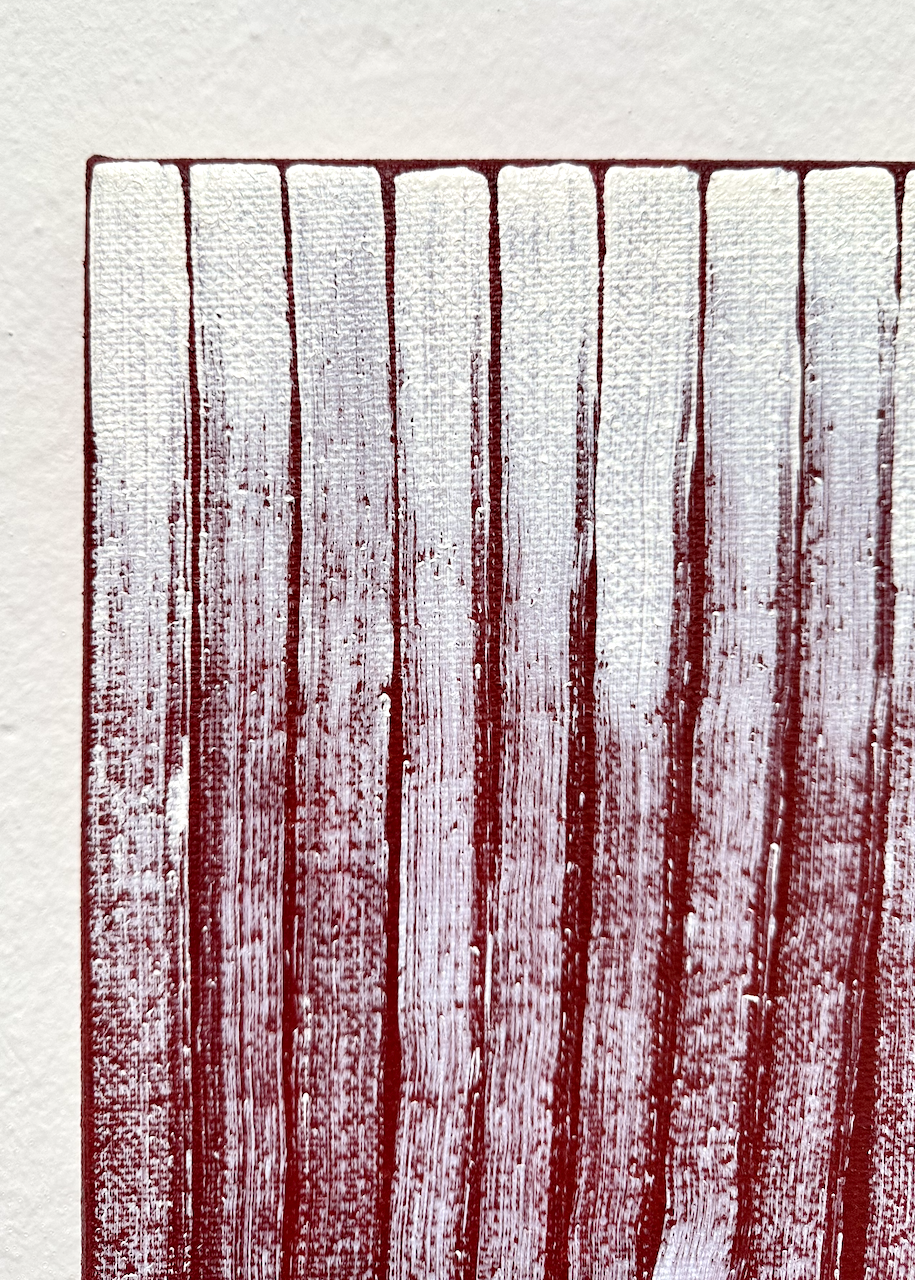 220126, 2026, 40 x 30 cm, oil and acrylic on jute