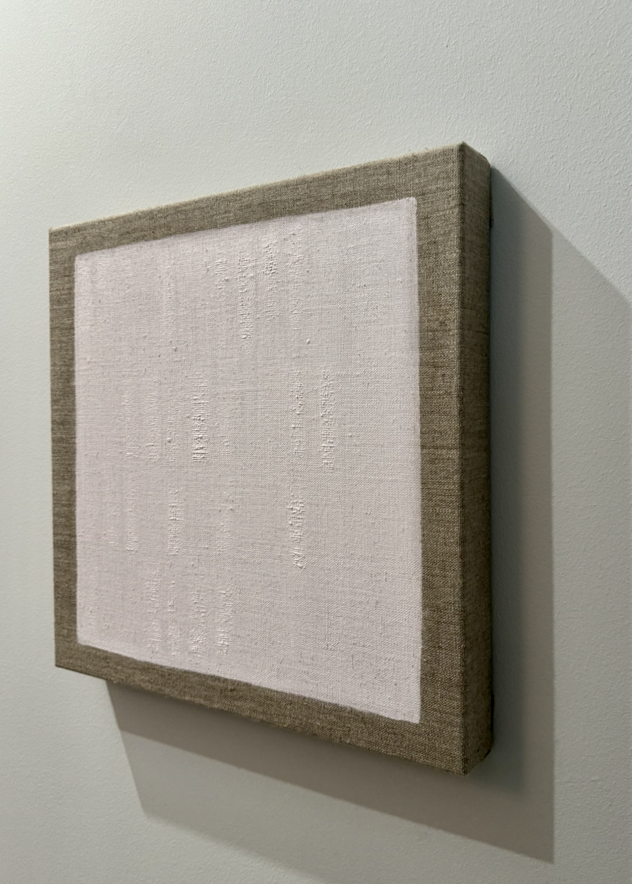 020626, 2026, 40 x 40 cm, oil on unprimed linen