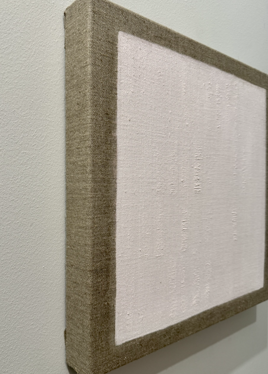 020626, 2026, 40 x 40 cm, oil on unprimed linen