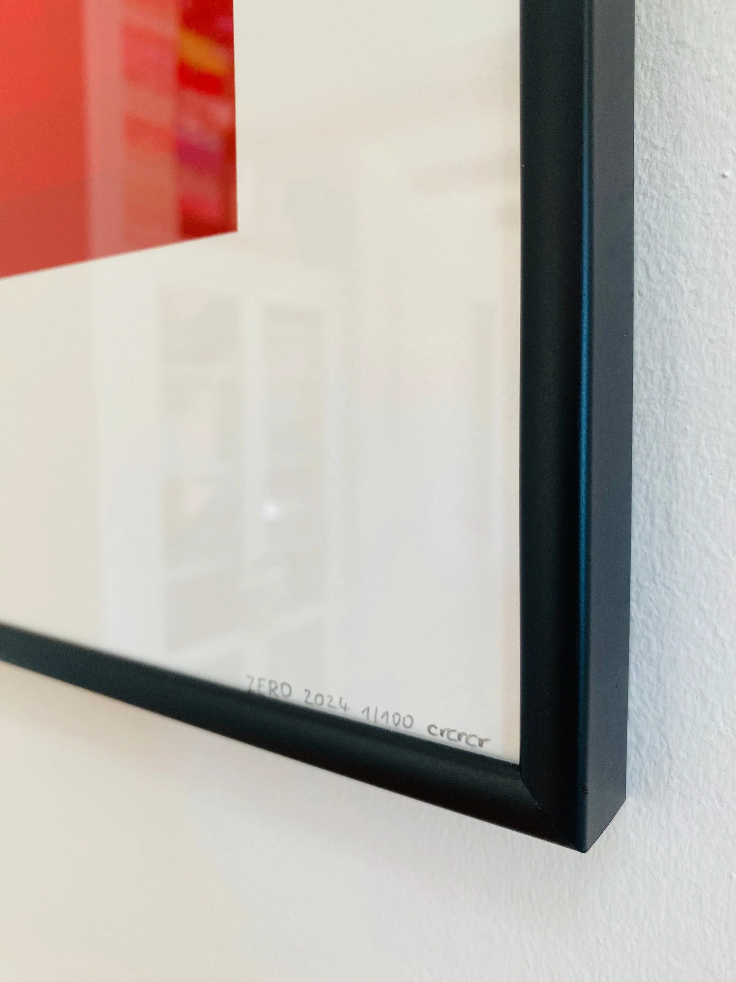 Abstract Minimal Paintings by Christian Rietz_ZERO fine art print