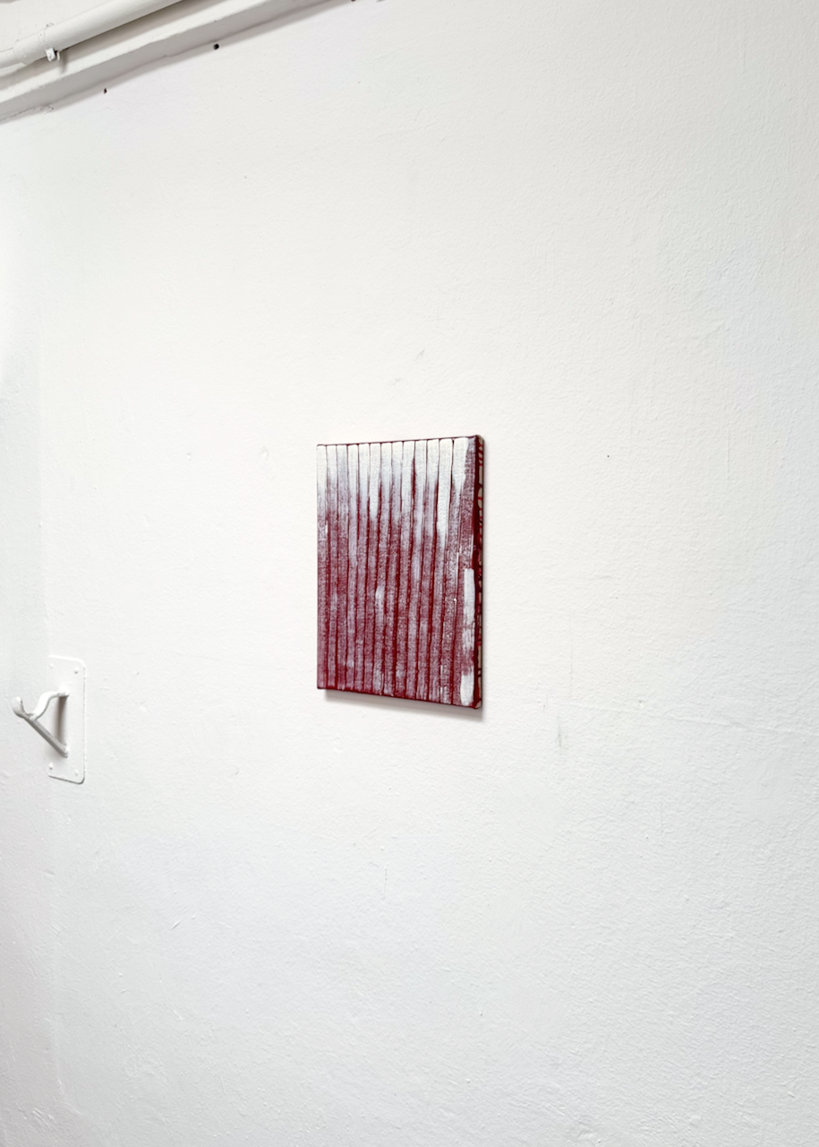 210126, 2026, 40 x 30 cm, oil and acrylic on jute