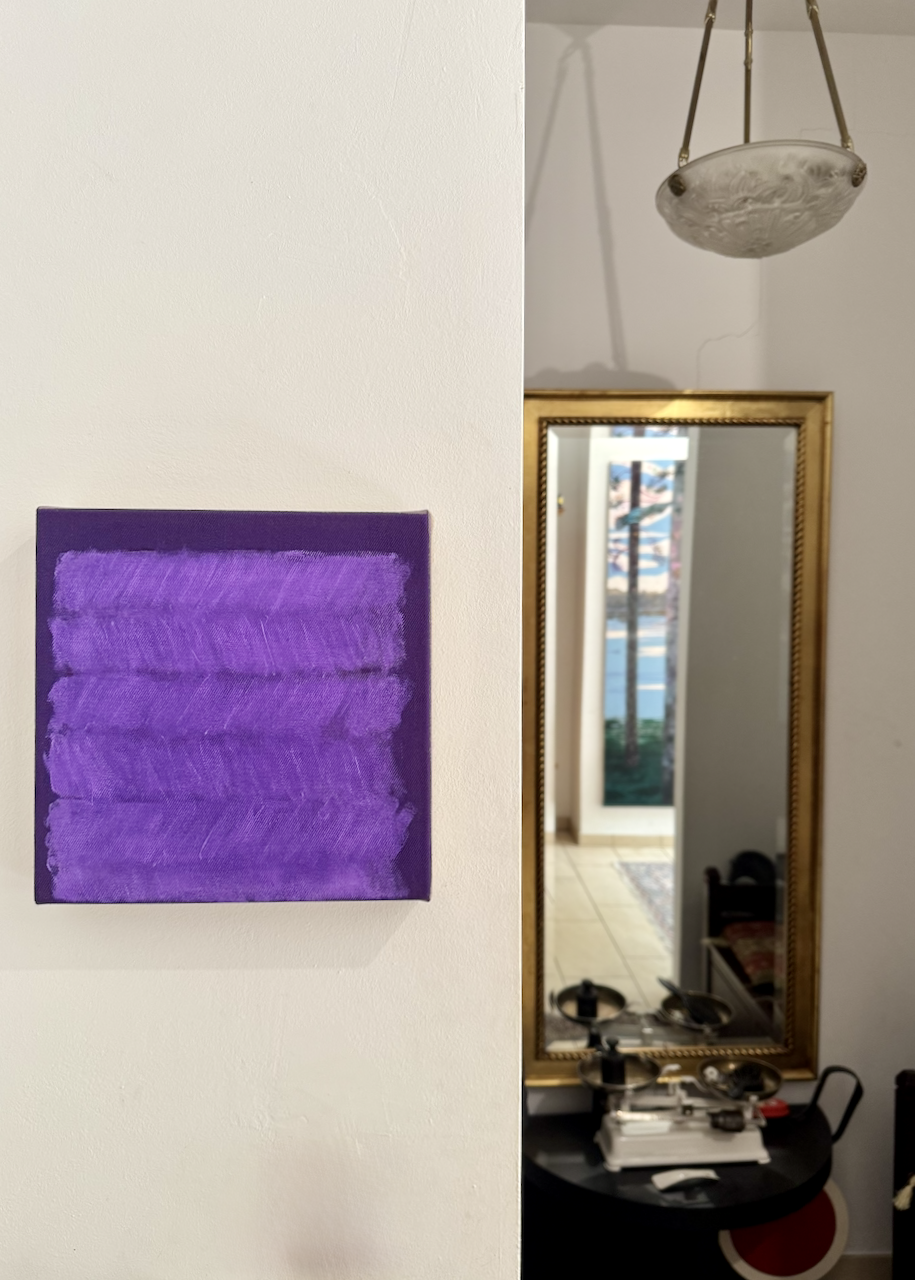 290125, 2025, 30 x 30 cm each, oil and acrylic on canvas