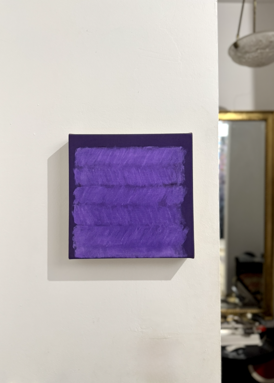 290125, 2025, 30 x 30 cm each, oil and acrylic on canvas