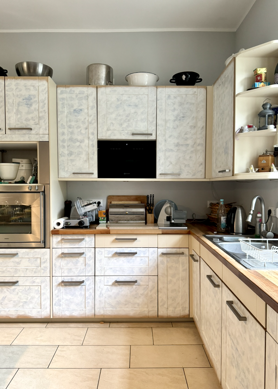 Kitchen painting, 2026, acrylics on primed MDF