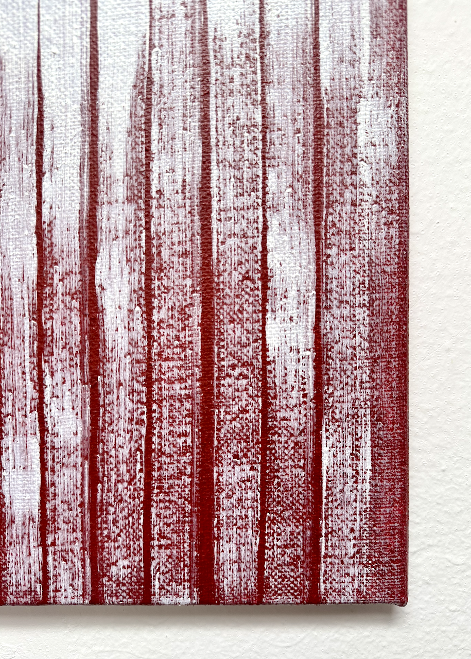 220126, 2026, 40 x 30 cm, oil and acrylic on jute
