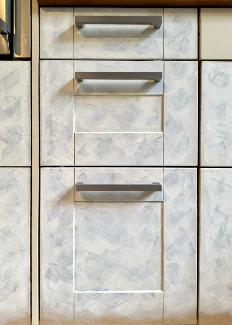 Kitchen painting, 2026, acrylics on primed MDF