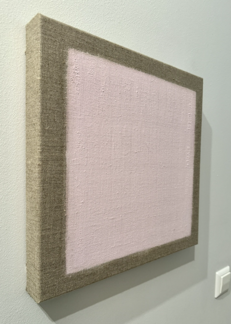 040626, 2026, 40 x 40 cm, oil on unprimed linen