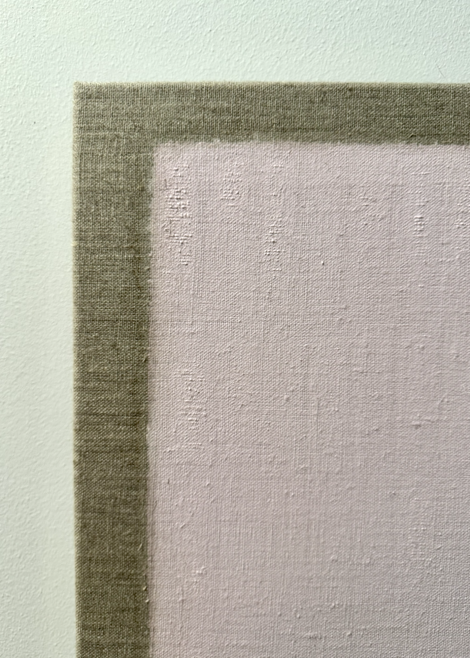 040626, 2026, 40 x 40 cm, oil on unprimed linen