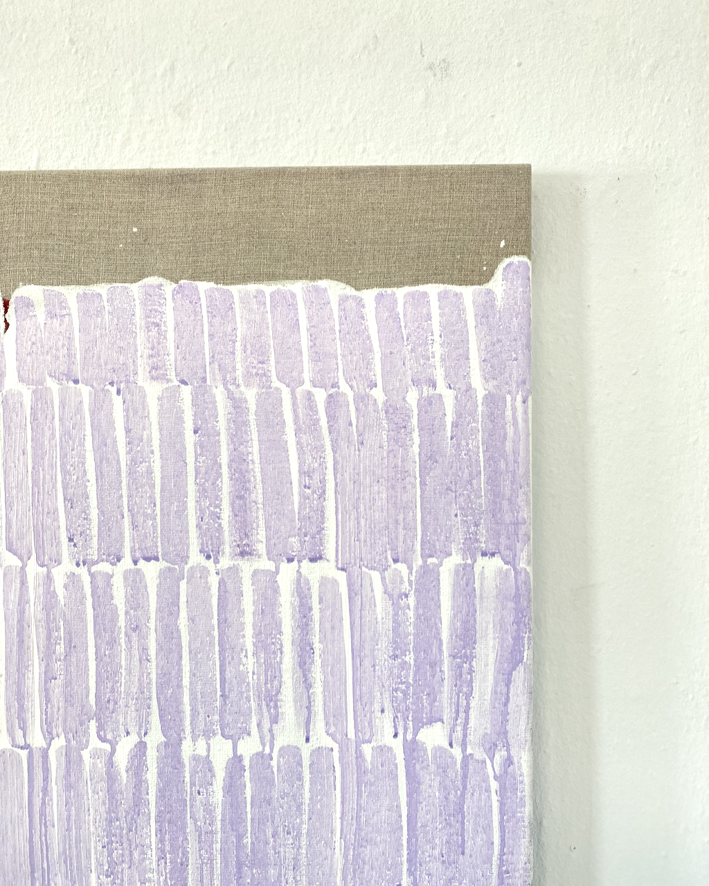 131224, 2024/25, 100 × 80 cm, oil and acrylic on raw linen