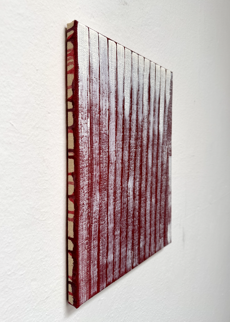 210126, 2026, 40 x 30 cm, oil and acrylic on jute