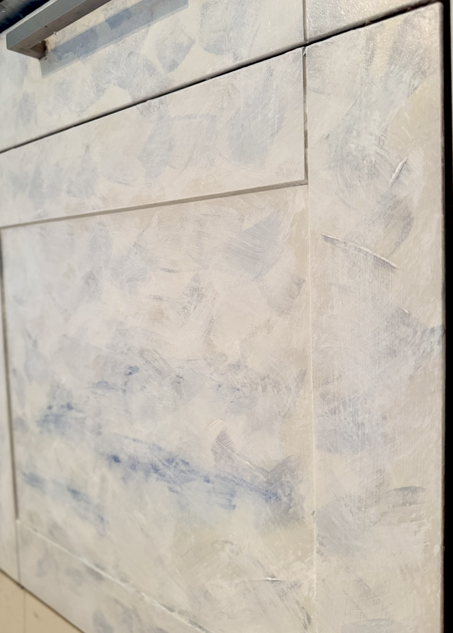 Kitchen painting, 2026, acrylics on primed MDF