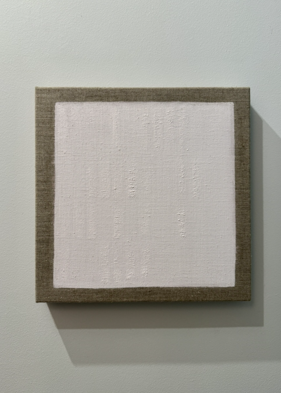 020626, 2026, 40 x 40 cm, oil on unprimed linen