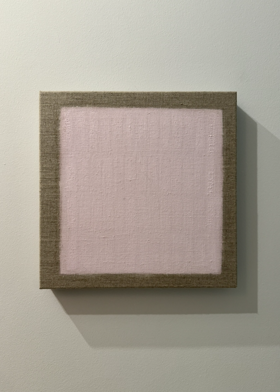 040626, 2026, 40 x 40 cm, oil on unprimed linen