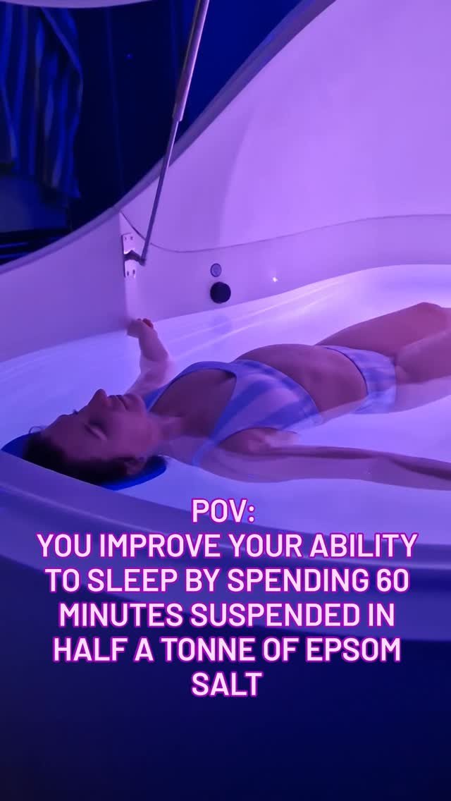 Clients love the sleep they have after a float session.
If you struggle with sleep why not book an evening session so that you can go home all comfy and super chilled out ready for a restful sleep.
Comment 'sleep' to recieve the booking link... a
