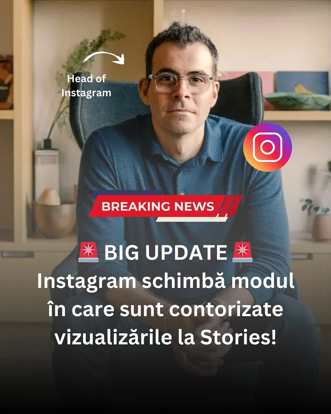 🚨 INSTAGRAM STORY UPDATE 2025 🚨
Timp de 3 ani, algoritmul a scăzut automat vizualizările atunci c&acirc;nd postai mai multe Stories pe zi.
➡️ Acum, Instagram a confirmat că a fost o eroare și a &bdquo;reparat&rdquo; problema.

Ce &icirc;nseamnă ast