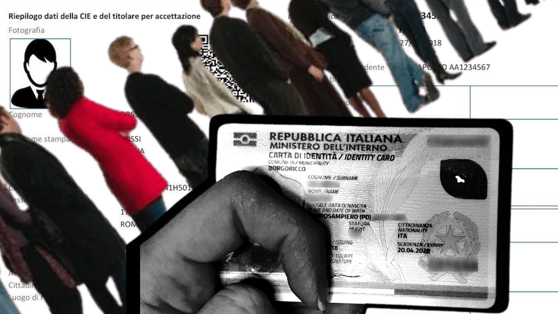 C come CARTA IDENTITA’ DIGITALE  (IMPOSSIBILE)