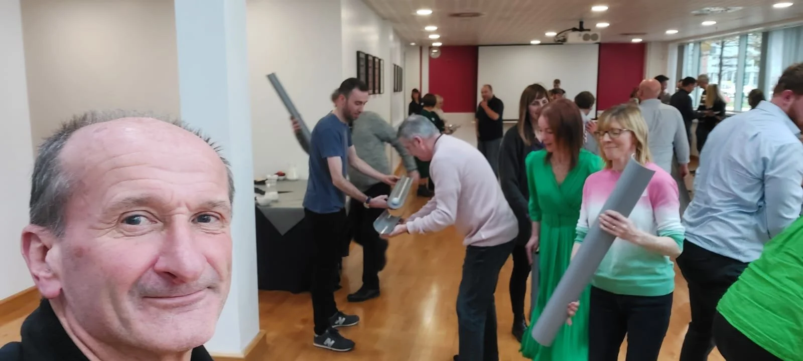 Department for the Economy team building.