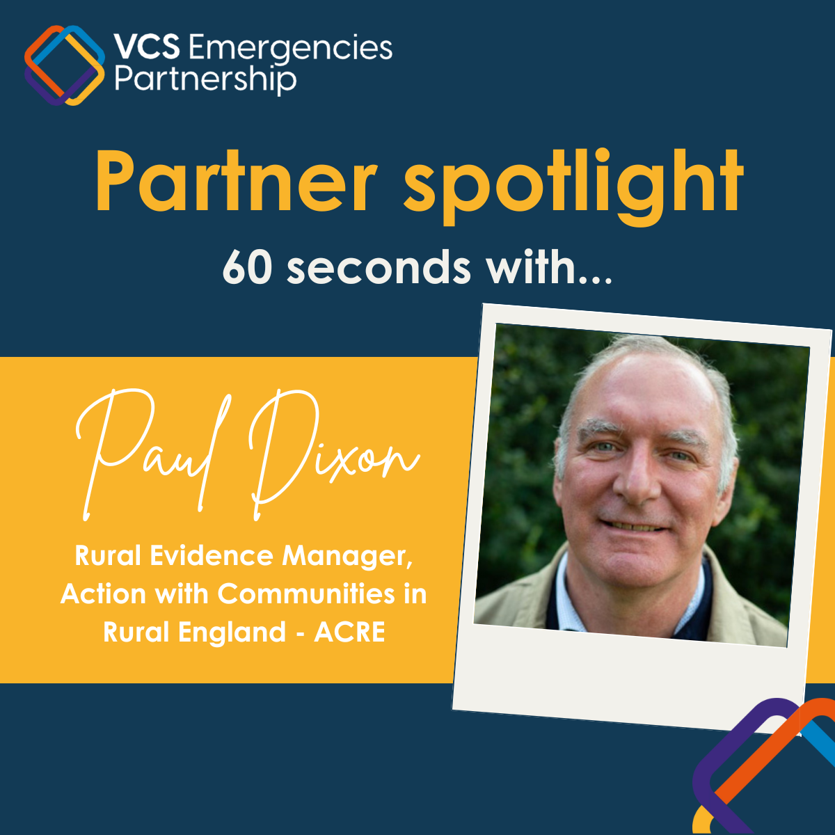 Partner Spotlight: 60 seconds with...Paul Dixon
