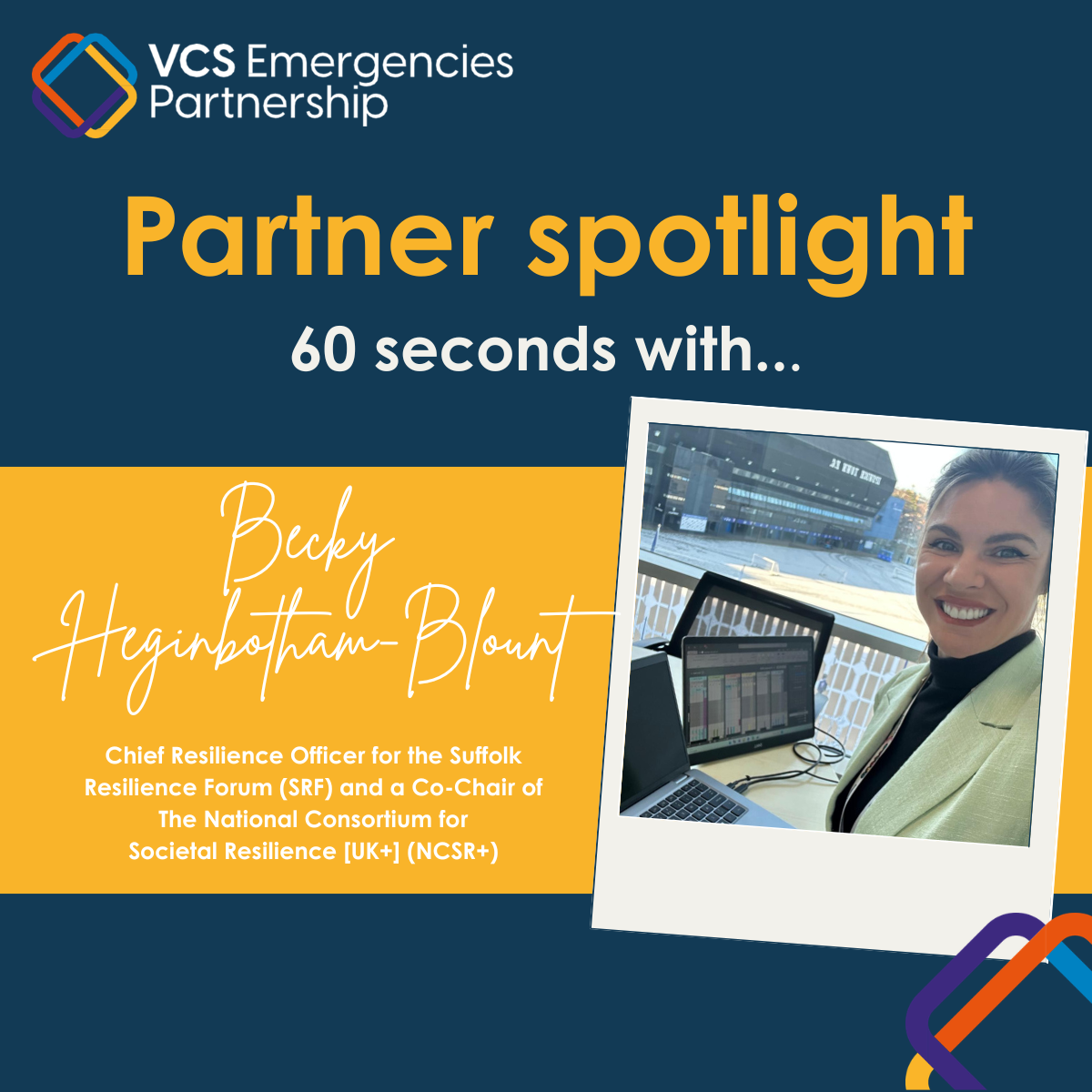 Partner Spotlight: 60 seconds with...Becky Heginbotham-Blount