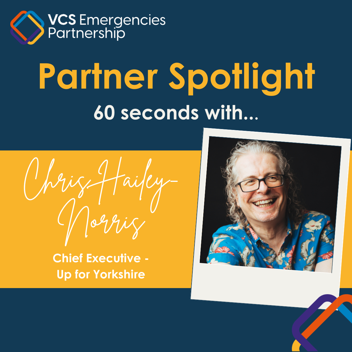 Partner Spotlight: 60 seconds with...Chris Hailey-Norris