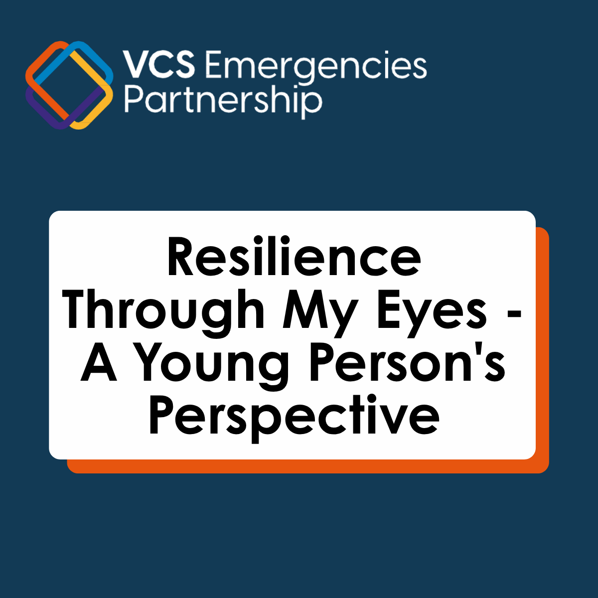 Resilience Through My Eyes - A Young Person's Perspective