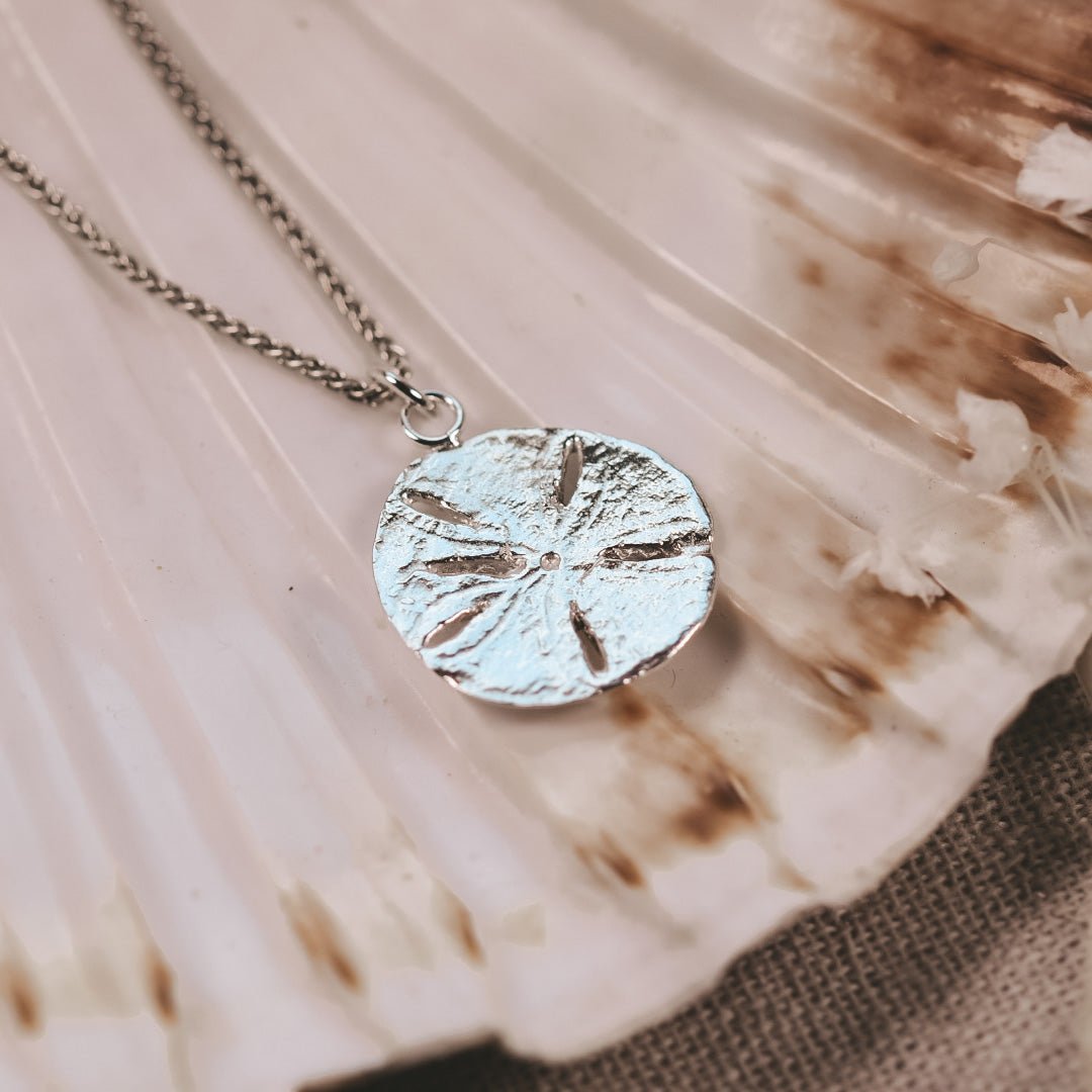 SAND DOLLAR NECKLACE | Amos Pewter, Handcrafted in Nova Scotia