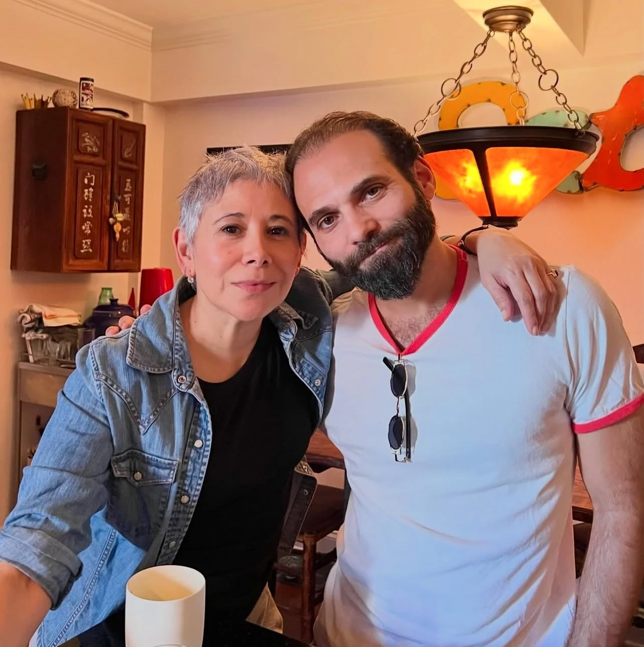 Xena (writer/producer Gina Jarrin) and Youssef (Fady kerko)