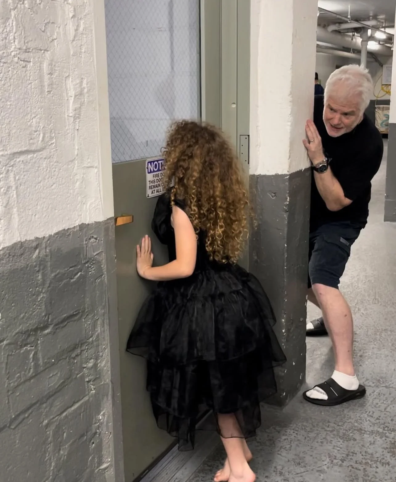 The Strange Child (Indie Griffiths) with Director Andy Keir