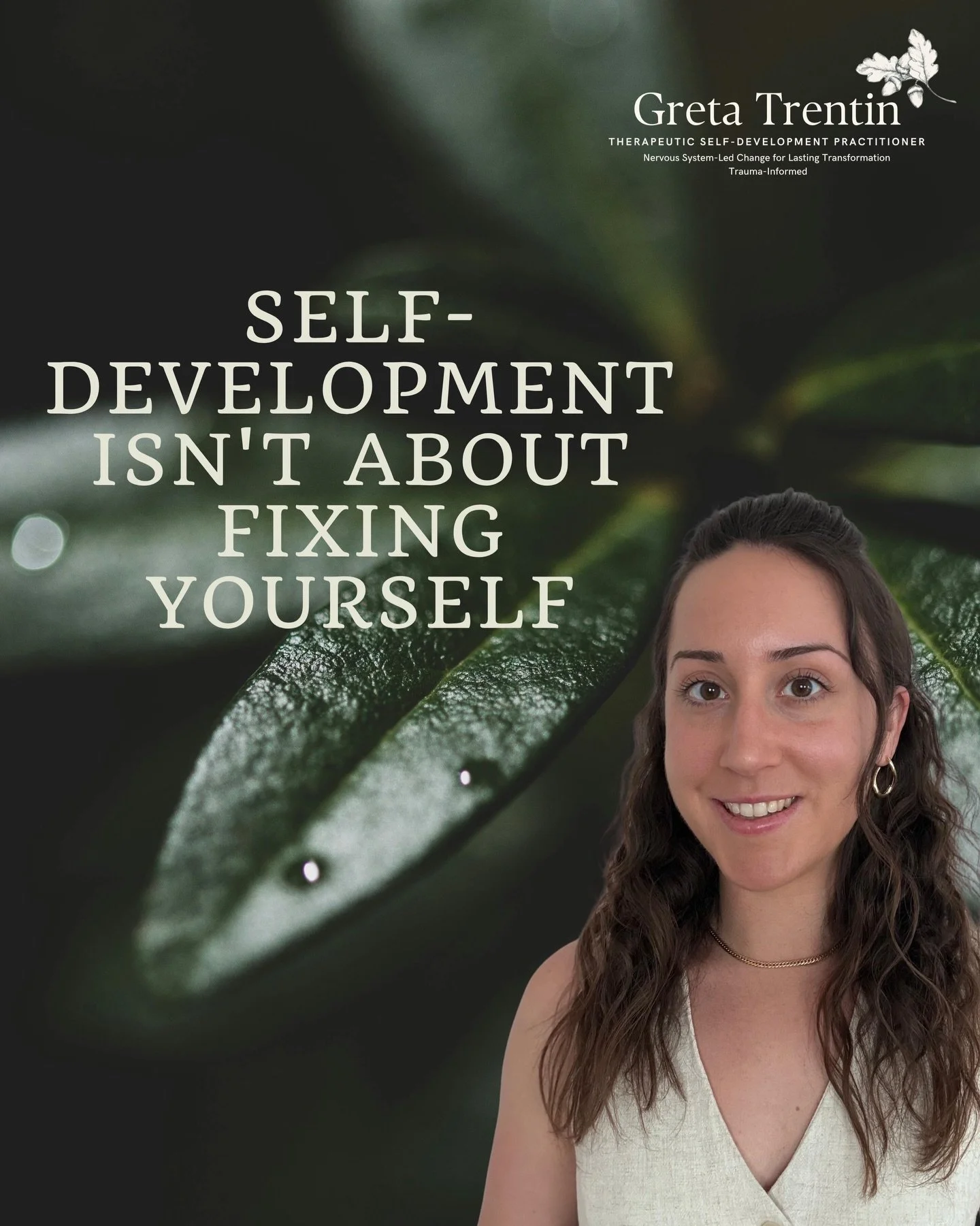 What if self-development wasn&rsquo;t about fixing yourself?

I believe it&rsquo;s about understanding yourself more deeply and gently removing the things that no longer allow your authentic self to come through.

Meaningful change starts from a plac