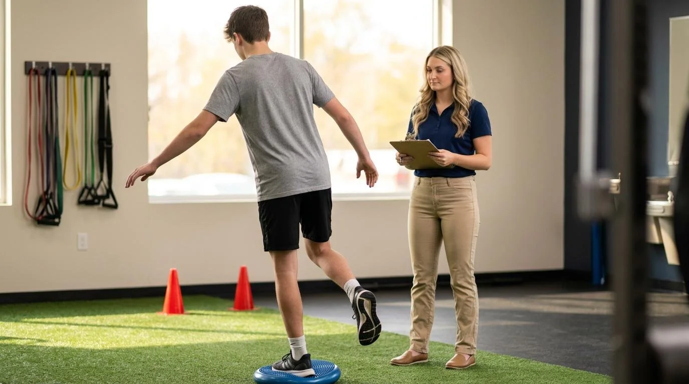Teen Athlete Case Study: Ankle Rehab and Shockwave Therapy for Safe Return to Sport
