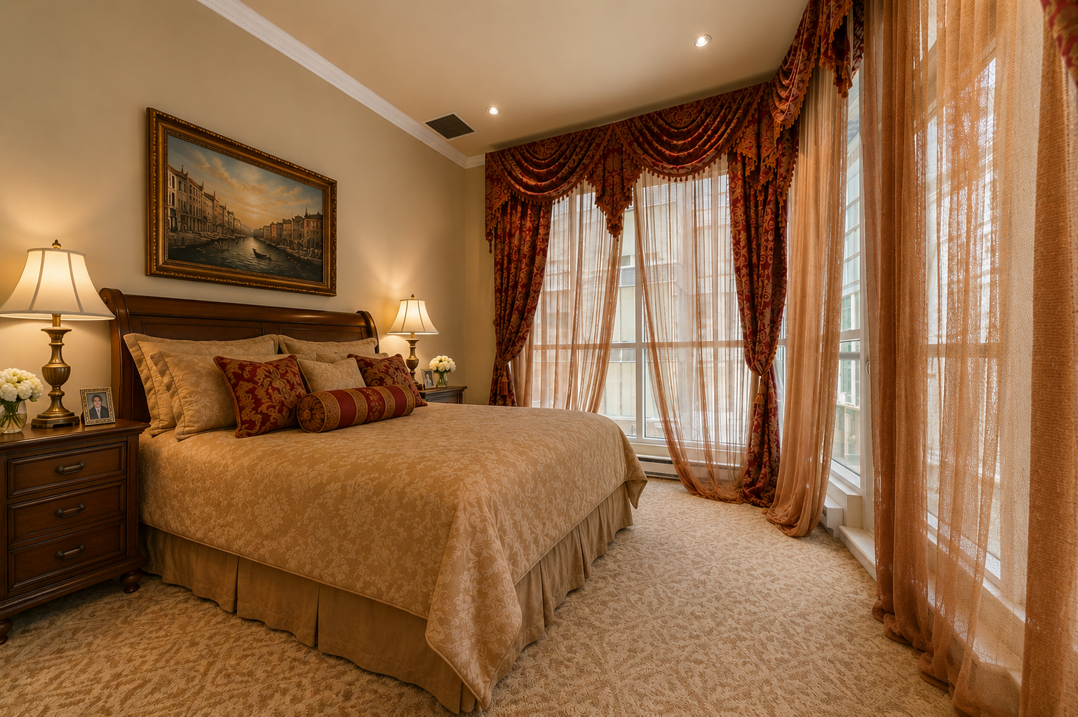 Staging virtuel - Chambre à coucher principale