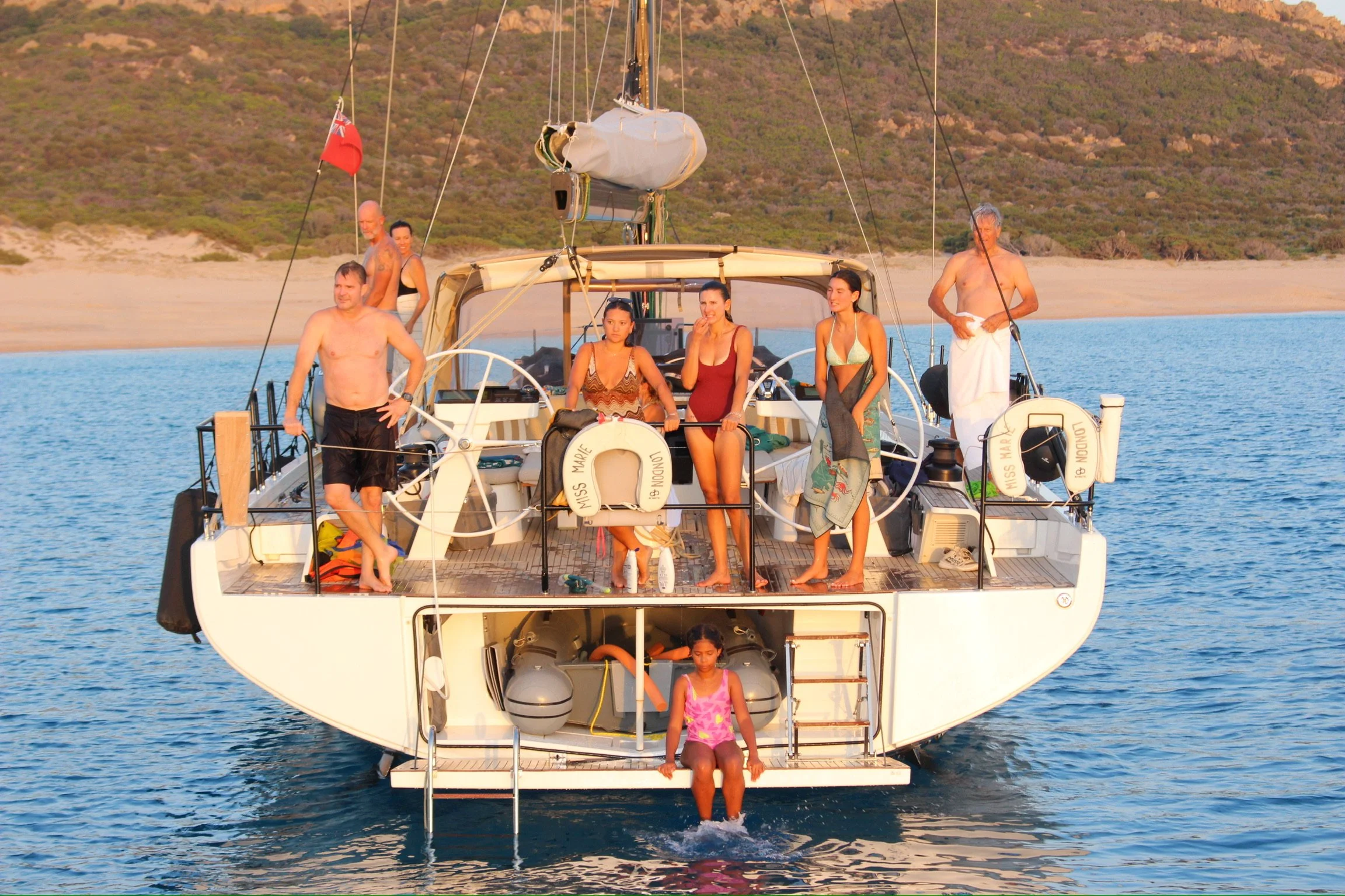 Family vacation in Corsica with miss Marie
