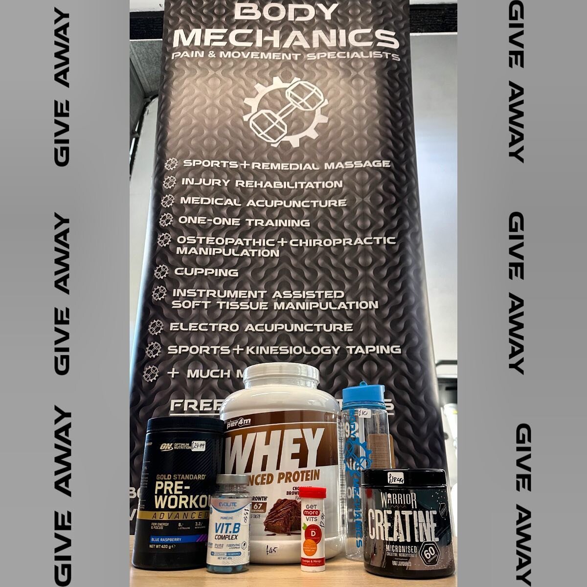 Supplement Give Away!!

🦾Win over &pound;100 worth of goodies! 🦾

In light of our new supplement range we are offering the chance to win over &pound;100 with of supplements.

 In order to qualify all you need to do is leave us a review on Facebook,