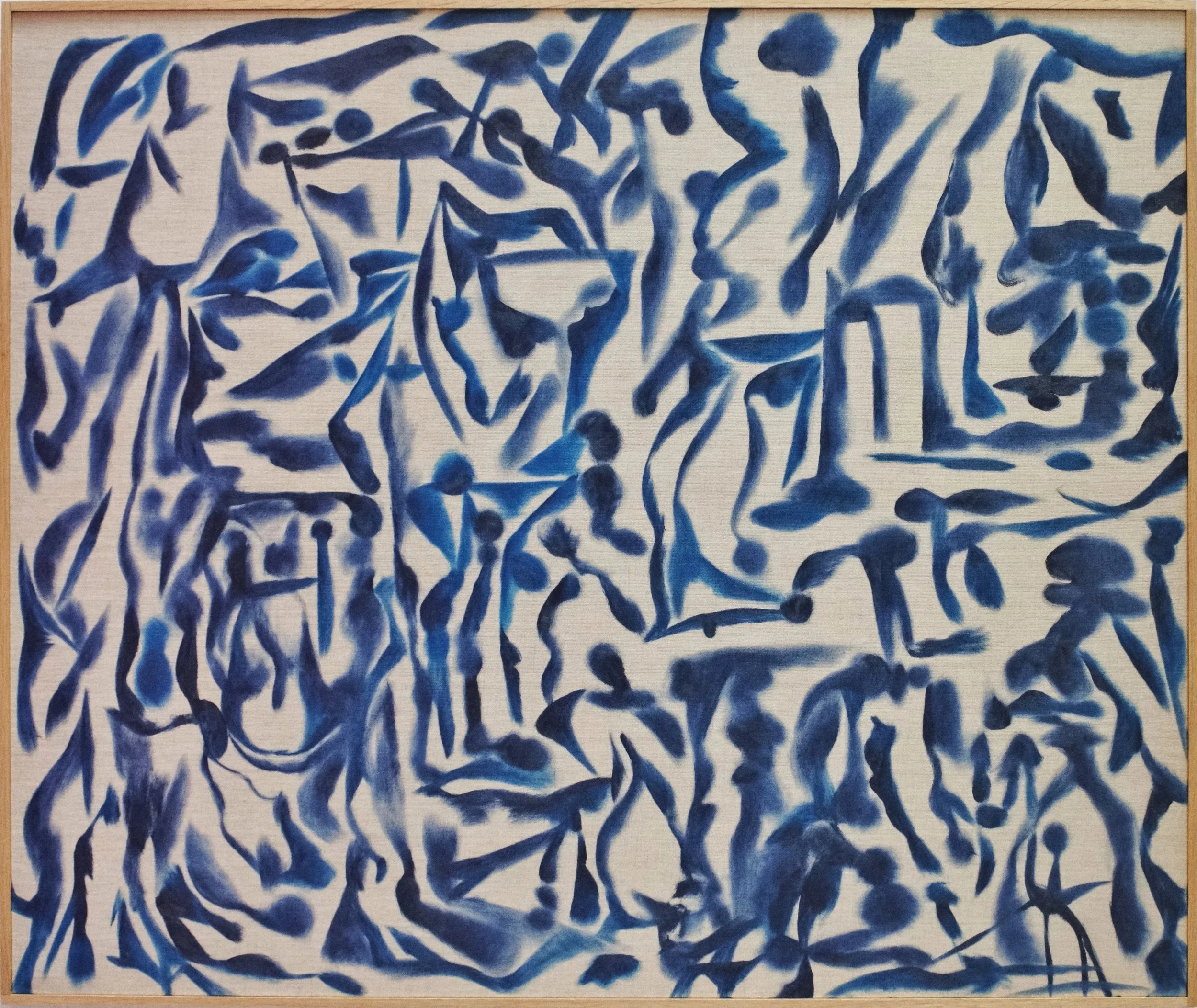  good path in wrong direction● 100x120cm ● tempera ● sold 