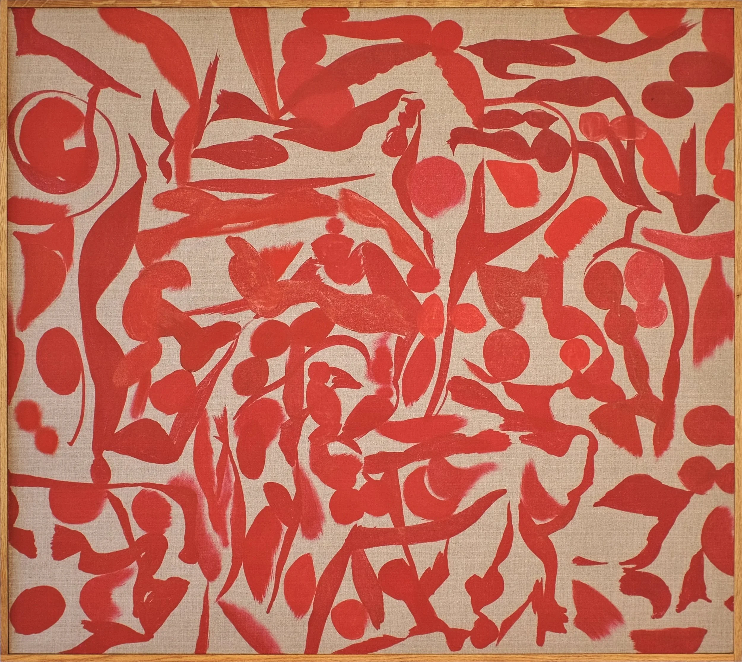  crowded space ● 80 x 90cm ● tempera, oil ● available 