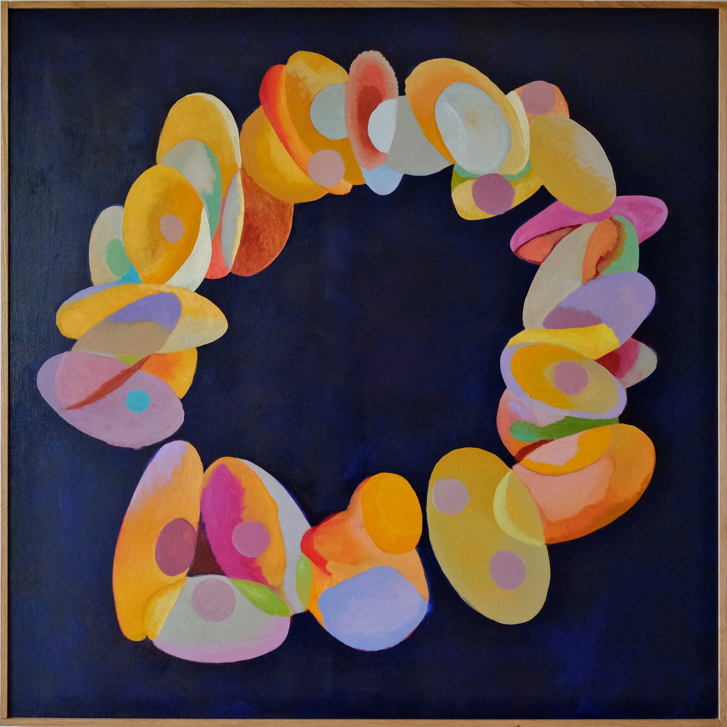   fift change of circulation  ● 100x100 cm ● oil ● sold 