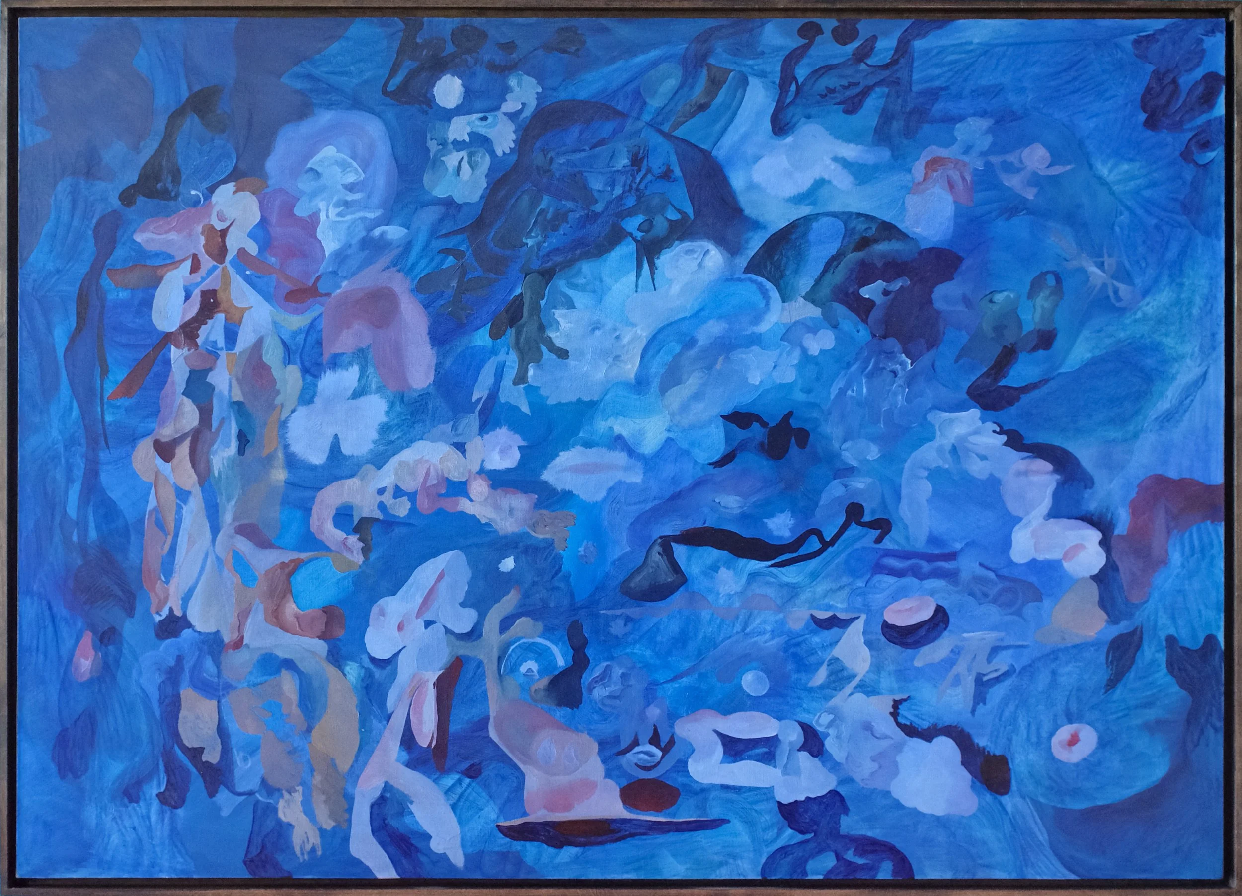   coming out of water ● 100x140cm ● oil ● available 