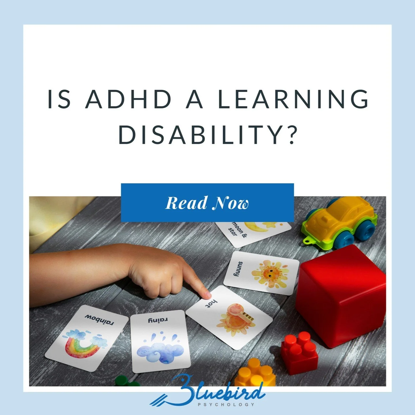 Many families, either when exploring a potential ADHD diagnosis, or after receiving a diagnosis for their child, ask us "Is ADHD a learning disability?" 

The short answer is no, but that doesn&rsquo;t mean it can&rsquo;t make school feel t