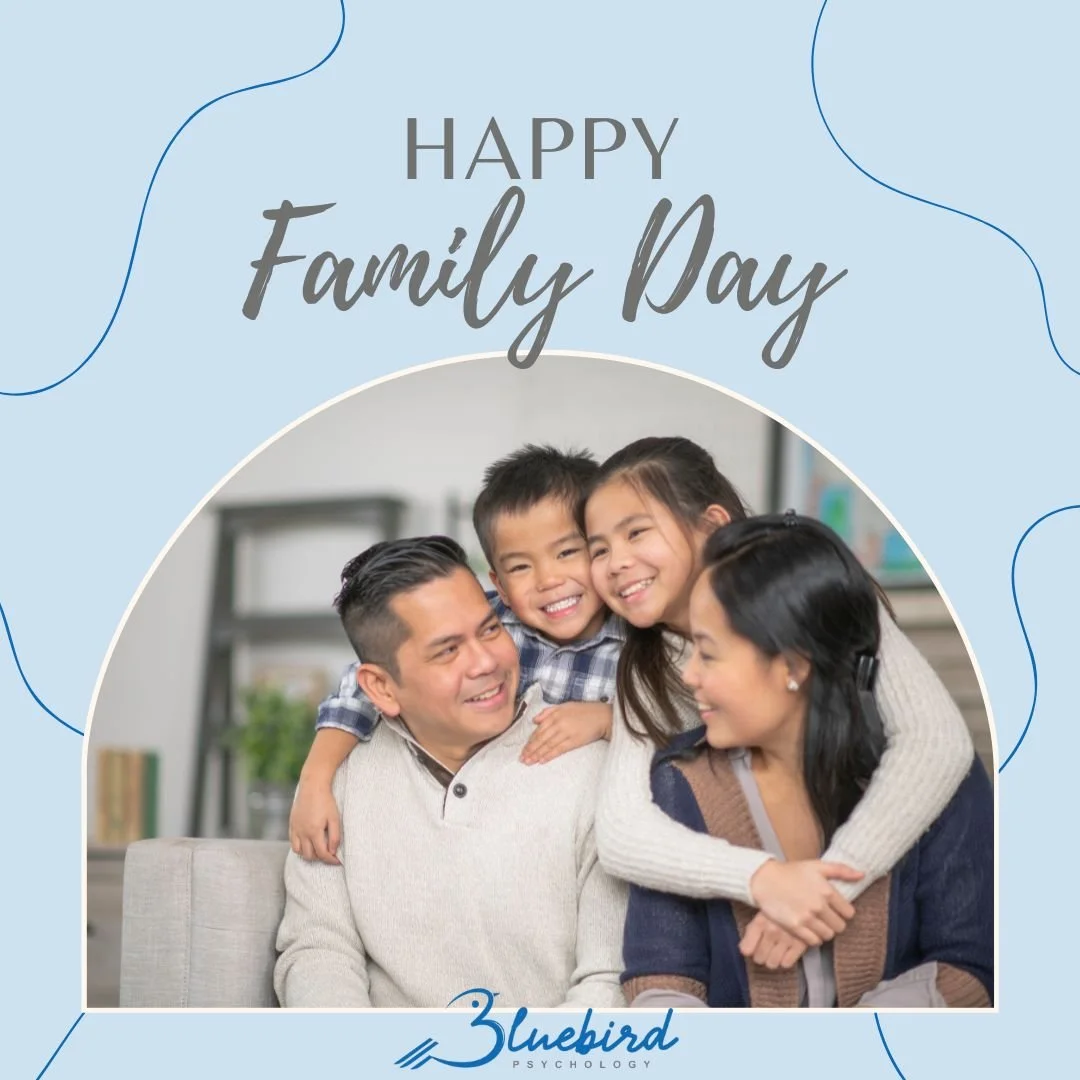 Family Day is all about the people who make us feel safe, loved, and understood!

Psychology tells us that spending time with family helps our hearts feel calm and our minds feel strong. Laughing together, sharing stories, and giving hugs builds conn