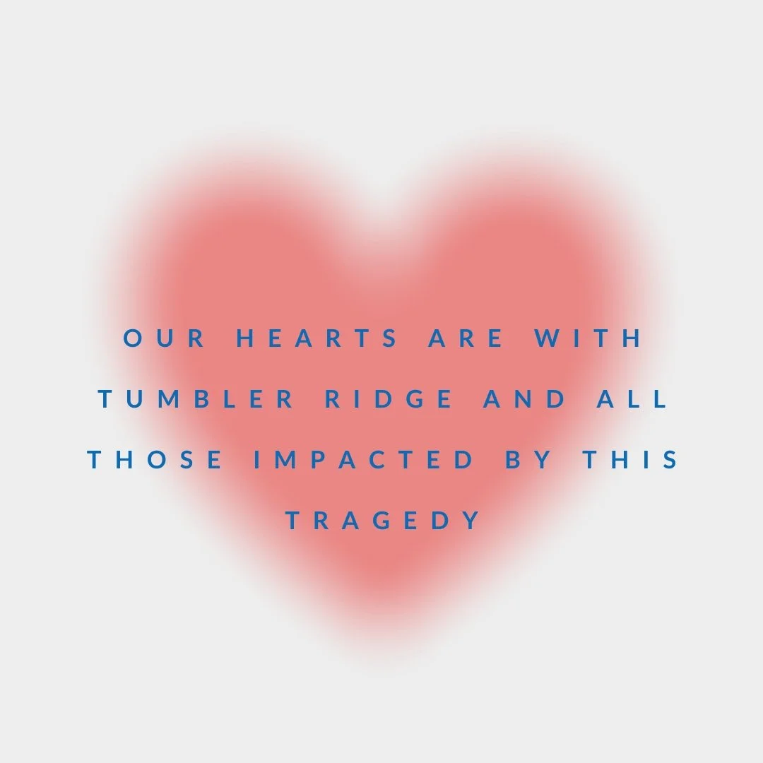 We are thinking about the children, teachers, parents, first responders, and all those who are impacted by the tragedy in Tumbler Ridge. Our hearts are with you &hearts;️.

#tumblerridge