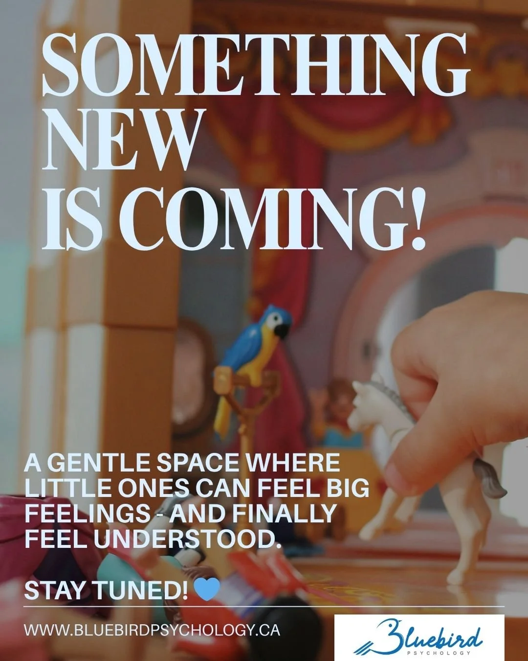 Something New Is Coming! 

A gentle space where little ones can feel big feelings - and finally feel understood. 

Stay Tuned! 💙

#comingsoon #calgarykids #calgaryparents #childtherapy #yyctherapist