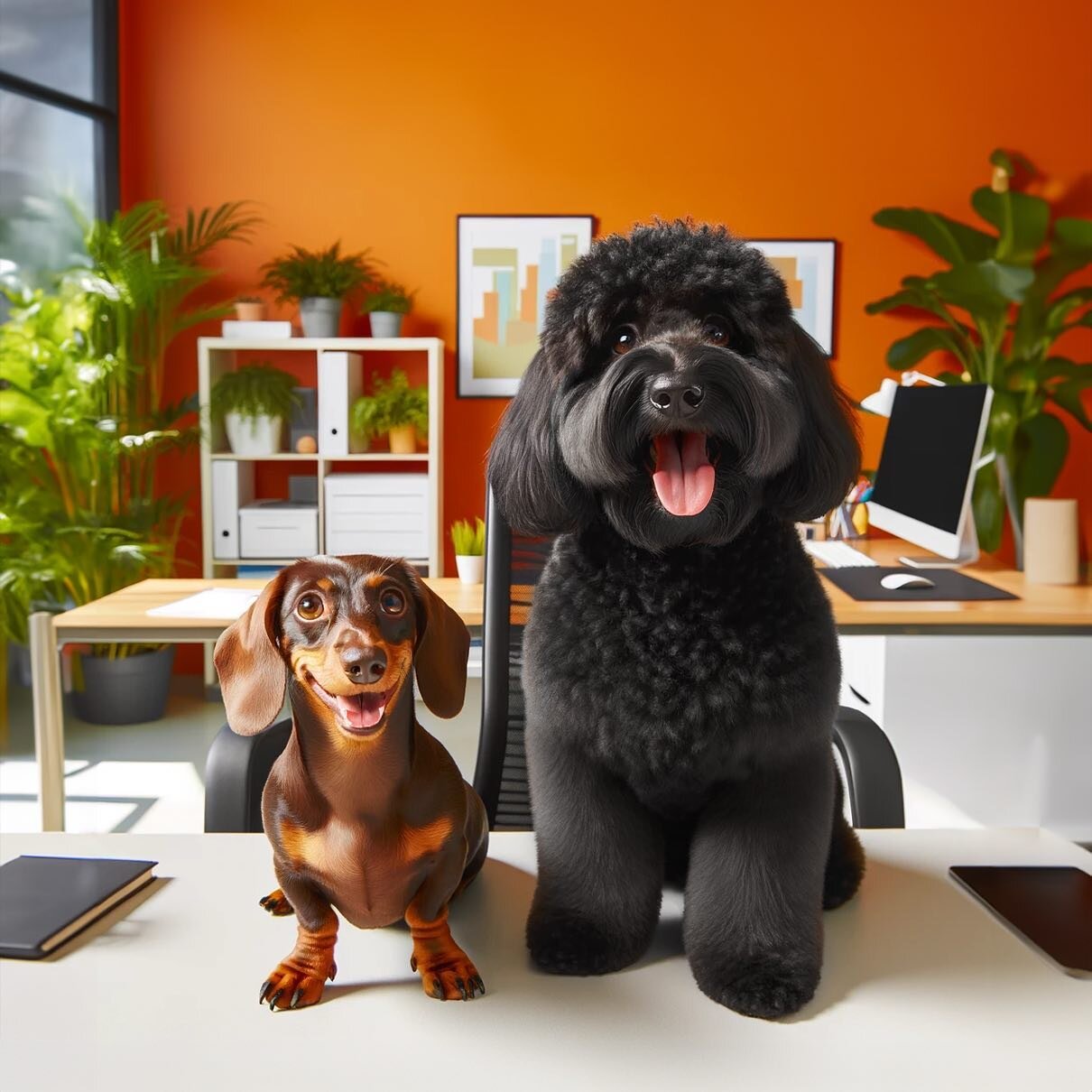 Say hello to Rolo and Rufus and the year of the generative AI revolution⚡️2024 will see AI being used to enhance visual assets, and speed up creative production. Swipe to see Bumbl&rsquo;s goodest boys fur-real 👋
