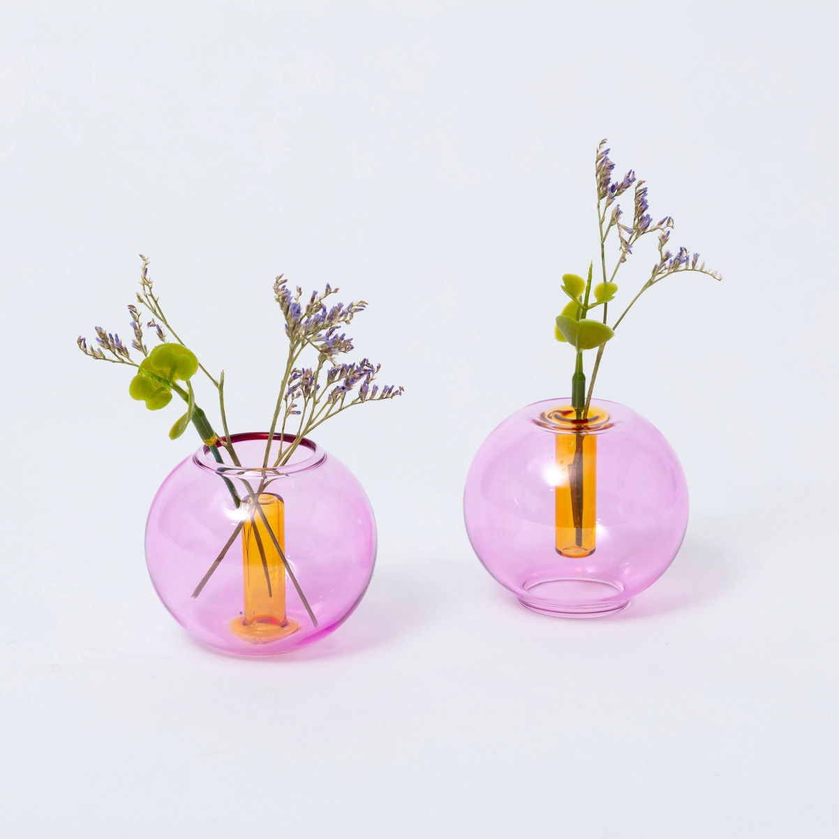 Reversible Glass Bubble Vase