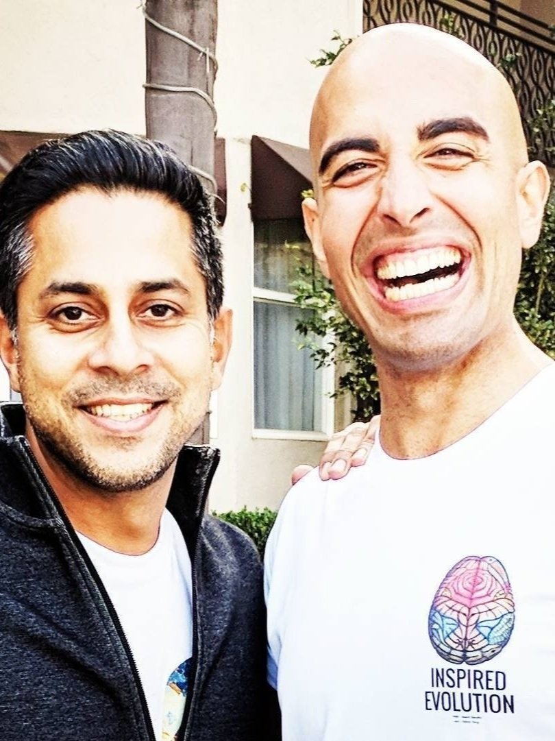  2018: with founder of Mindvalley, Vishen Lakhiani 