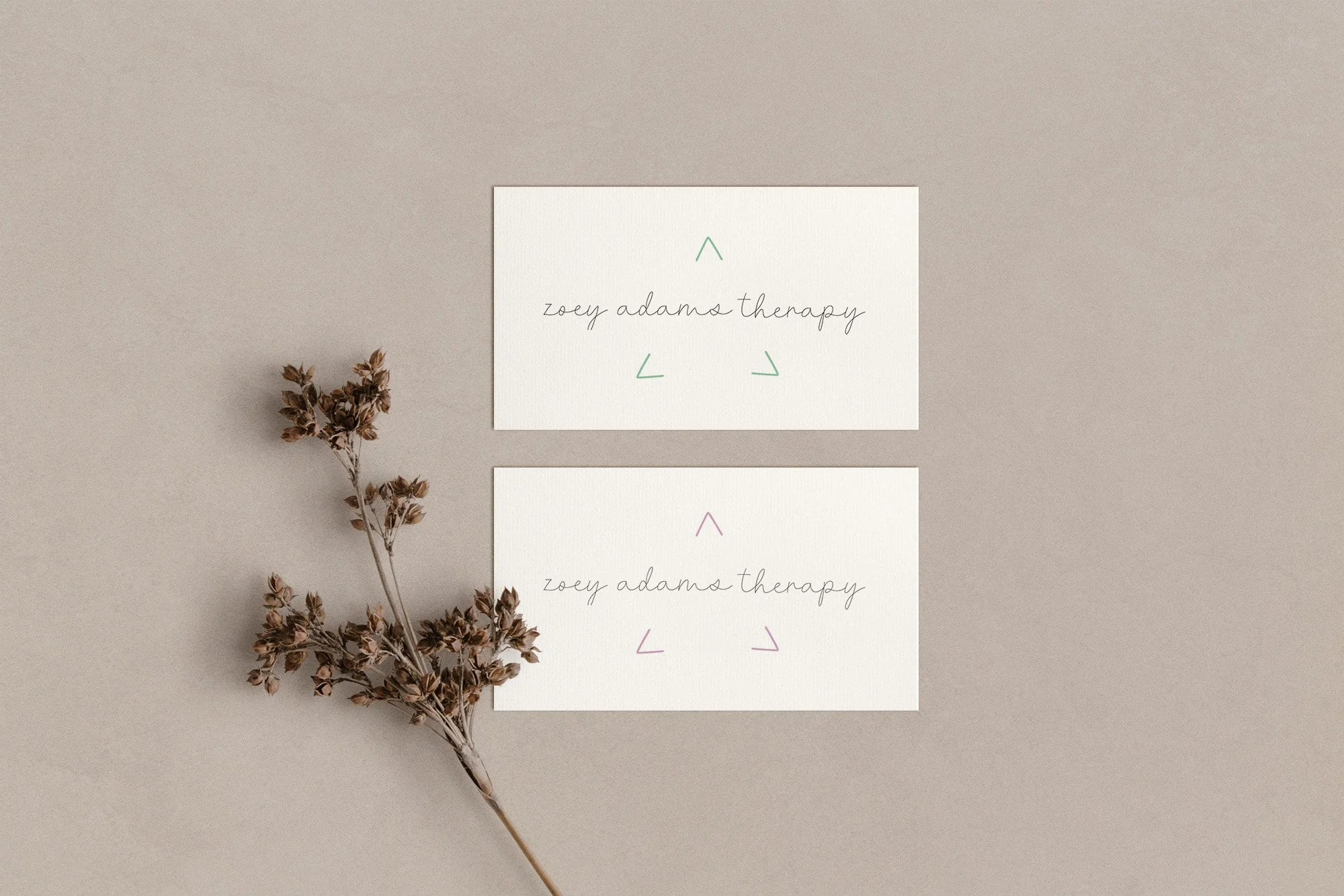 simple therapist logo design