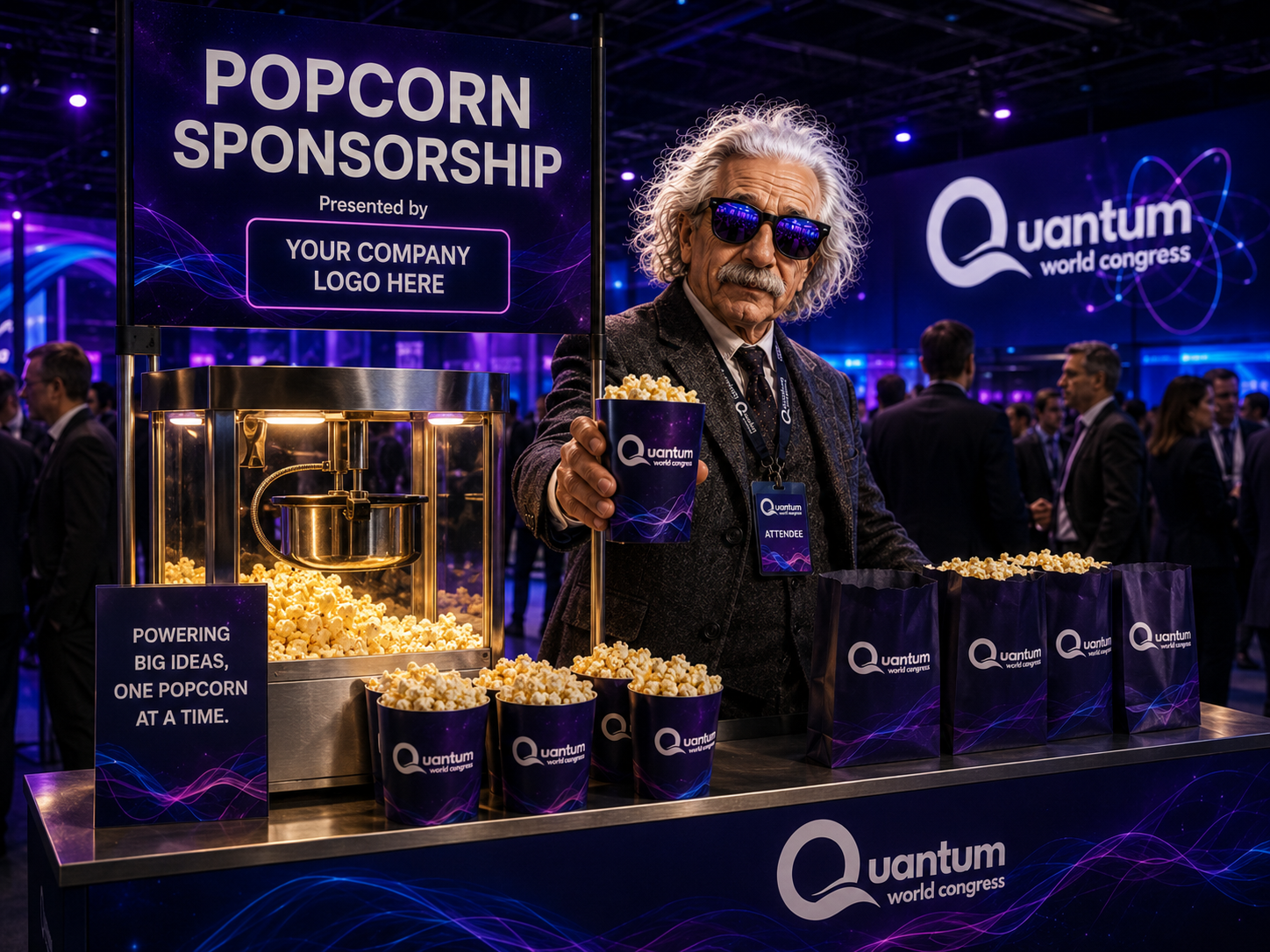 Popcorn Experience at Quantum World Congress
