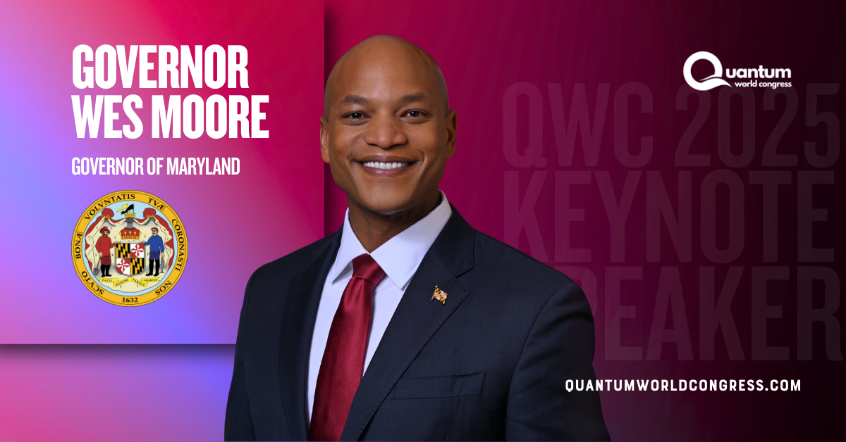 Maryland Governor Wes Moore Takes Center Stage at Quantum World Congress to Showcase State's Quantum Leadership 