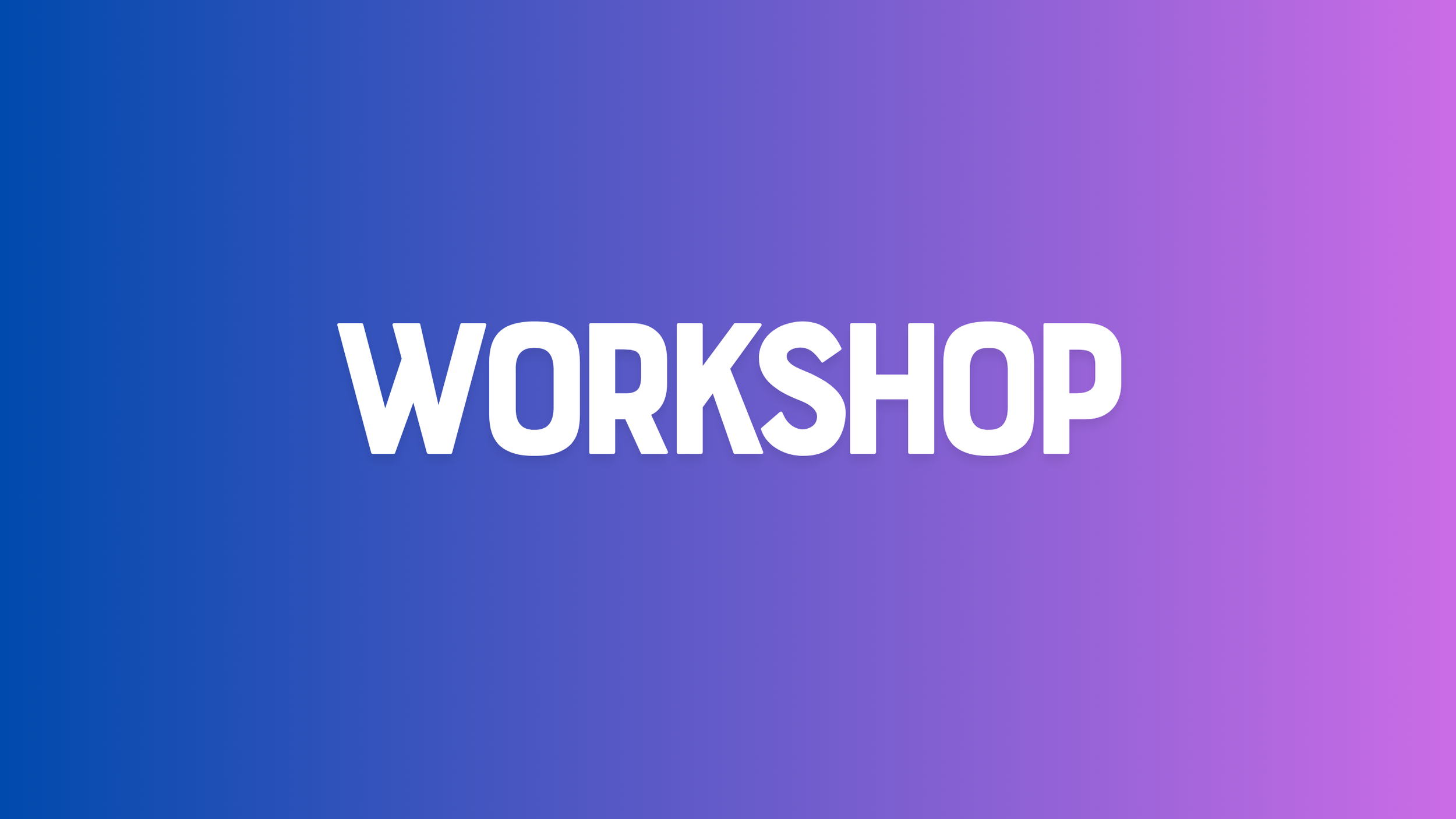 Workshop: U.S. National Strategic Plan for Advanced Manufacturing: Town Hall