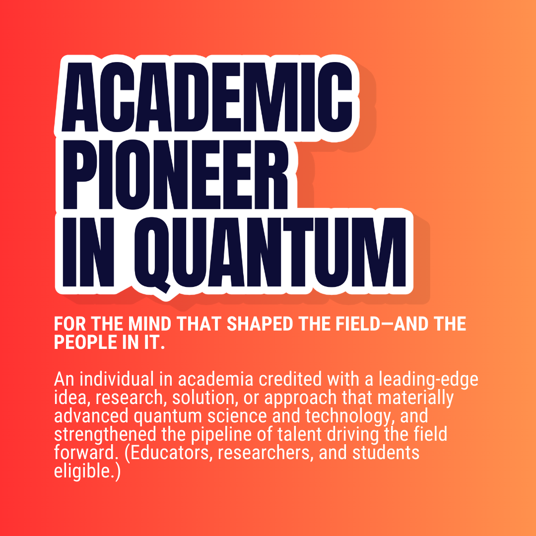 Academic Pioneer in Quantum